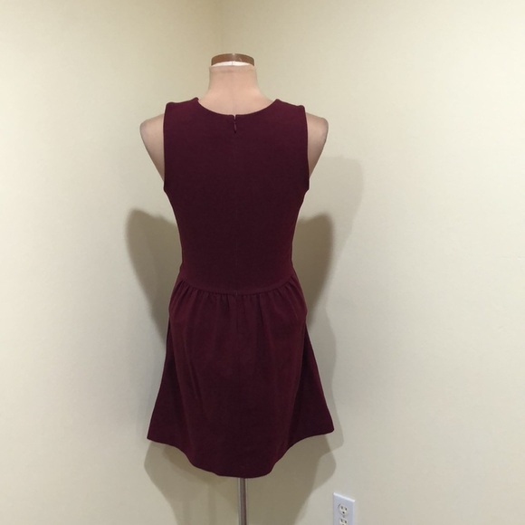 J Crew Daybreak Dress Size XS Burgundy Red - Picture 5 of 8